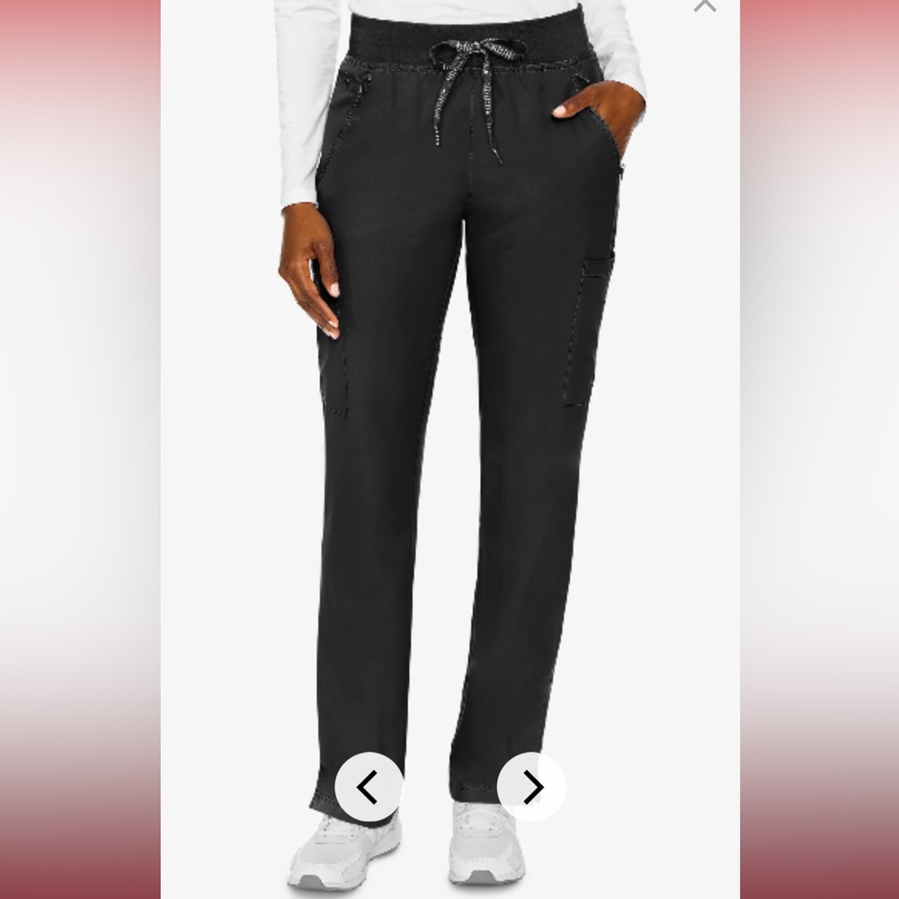 Black Med Couture Scrub Pants